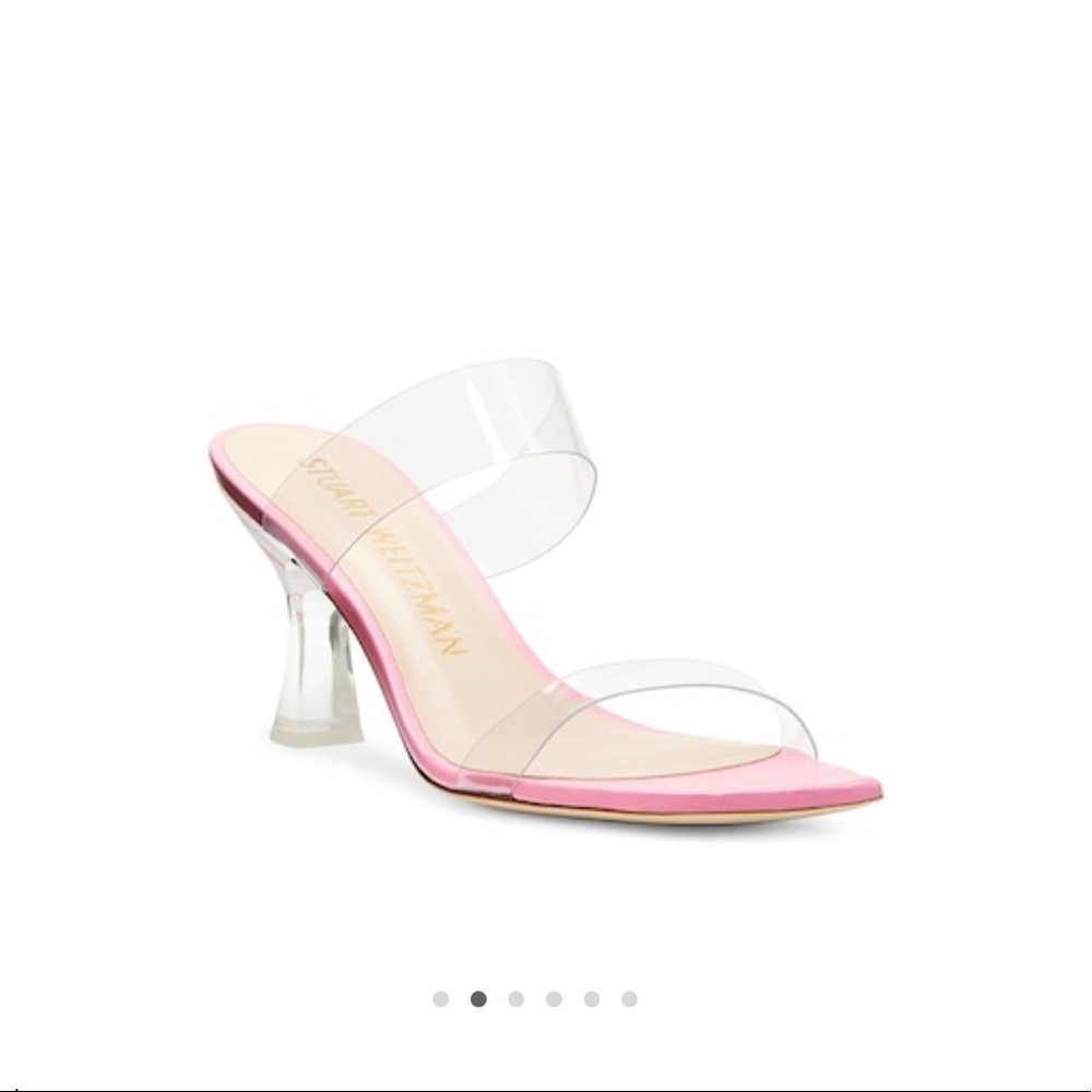 Stuart Weitzman Clear Slide Sandal. - image 6